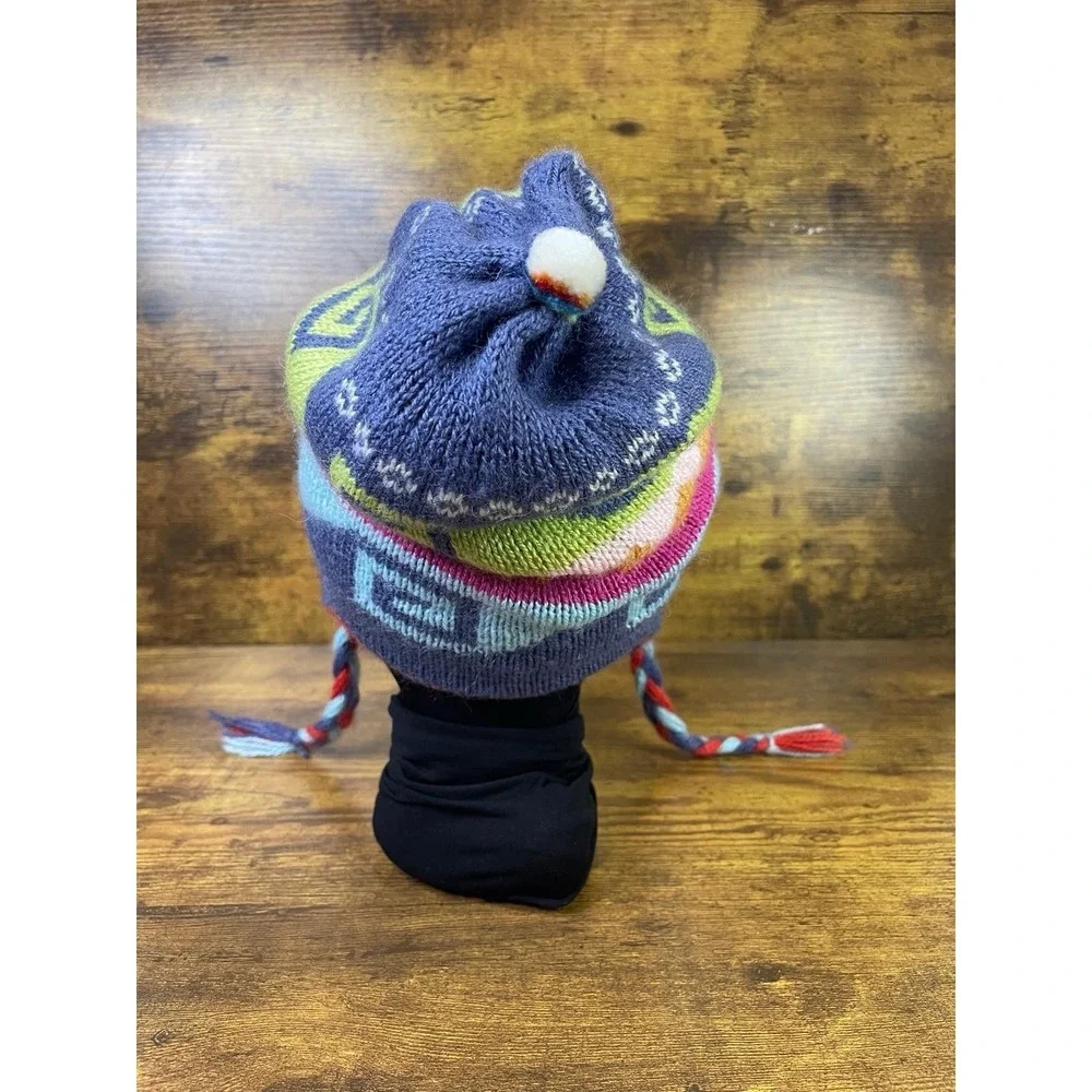 Vintage Hat Beanie Reversible Women's Multi‎ Color